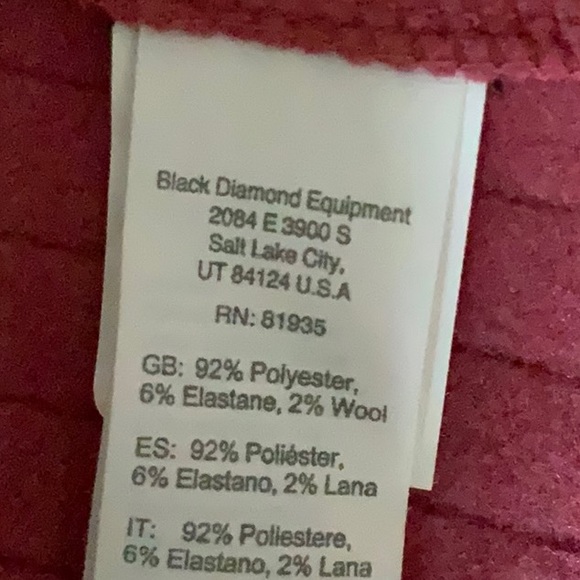 Black Diamond W Factor Fleece Hoody - Wild Rose - S/P - Picture 11 of 16